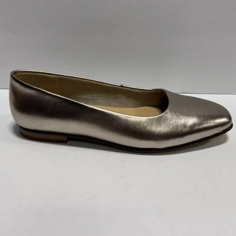 Bella Vita Women’s Kimiko, Champagne Ballet Flats, Size 8 M